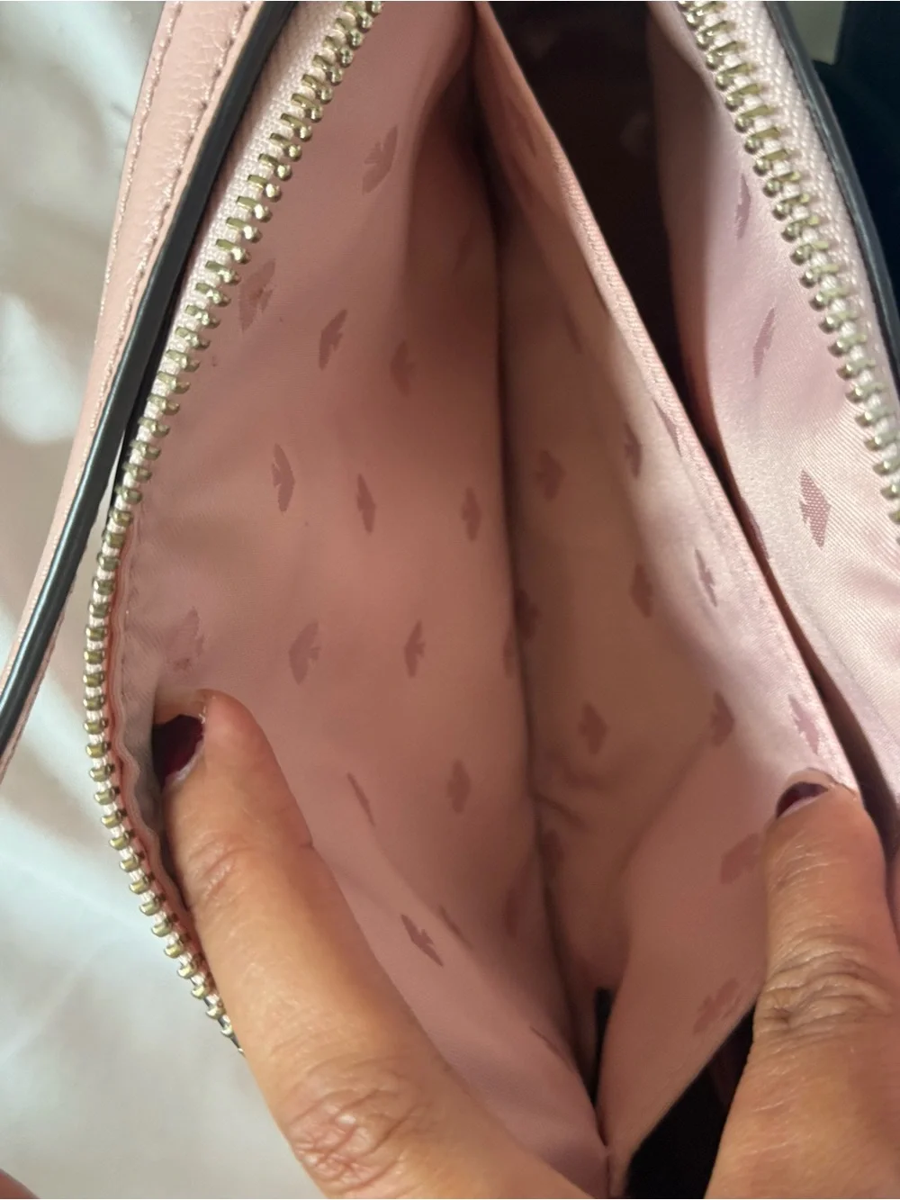 Kate Spade New York | Cameron Street Hilli Crossbody in Warm Vellum pink leather